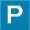 Parkplatz-Symbol